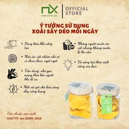 Thumbnail Nam Xanh Mứt Xoài Sấy Dẻo Chua Ngọt Dried Mango Hộp 80g (100g) 1