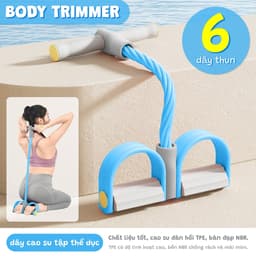 Thumbnail - 6011N Dây Kéo cơ Đàn Hồi Kháng Lực 6 ống Cao Su gọn nhẹ hỗ trợ Tập Bụng Tại Nhà 3