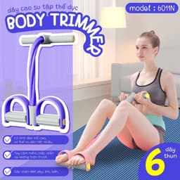 Thumbnail - 6011N Dây Kéo cơ Đàn Hồi Kháng Lực 6 ống Cao Su gọn nhẹ hỗ trợ Tập Bụng Tại Nhà 1