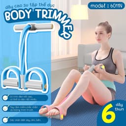 Thumbnail - 6011N Dây Kéo cơ Đàn Hồi Kháng Lực 6 ống Cao Su gọn nhẹ hỗ trợ Tập Bụng Tại Nhà 4