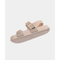 Thumbnail Giày sandal nam nữ Shondo bánh mì Platy 5 khoen gài màu HỒNG PL57095 3