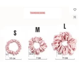 Thumbnail Buộc Tóc Lụa NITE9SILK TRAMDOBEDDING Ngăn Xơ Rối Tóc | Silk Hair Scrunchie | Size M 2