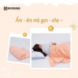 Thumbnail Chăn Tuyết Cao Cấp K-Bedding By Everon mềm mịn, giữ nhiệt tốt 2 kích thước thích hợp bốn mùa 4