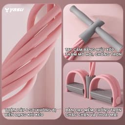 Thumbnail Dây Kéo Tập Bụng Kháng Lực 6 ống Yasu 1