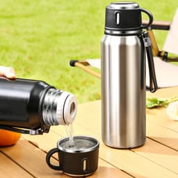 Thumbnail Bình giữ nhiệt 48 tiếng  kèm cốc uống nước tiện lợi chất liệu inox 316 cao cấp 1