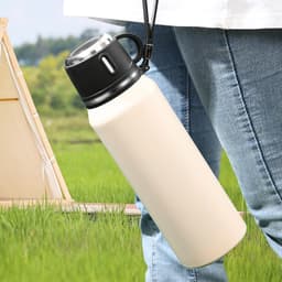 Thumbnail Bình giữ nhiệt 48 tiếng  kèm cốc uống nước tiện lợi chất liệu inox 316 cao cấp 2