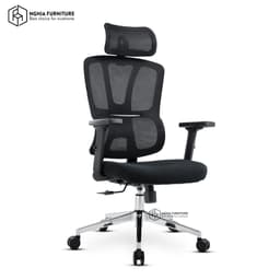 Thumbnail Ghế công thái học Nghiafurniture Joy-h, bảo hành 3 năm, lưới thoáng khí, ngả ghế 120 độ 3