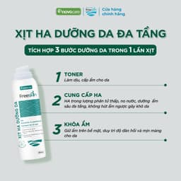 Thumbnail [ LIVE ] Xịt HA dưỡng da đa tầng Freeskin tích hợp 3 bước Toner, cung cấp HA và Khoá ẩm 80ml 1