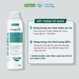 Thumbnail [ LIVE ] Xịt HA dưỡng da đa tầng Freeskin tích hợp 3 bước Toner, cung cấp HA và Khoá ẩm 80ml 2