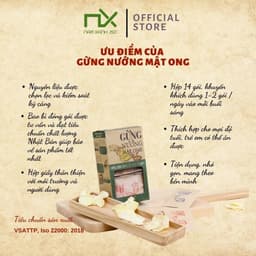 Thumbnail Nam Xanh Gừng Nướng Mật Ong Ginger Honey Hộp 80g(110g) 3