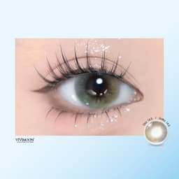 Thumbnail Kính áp tròng VIVIMOON EYECONIC lens cận cho mắt thở màu xám baby Slayed Gray, giãn tròng to 14.5mm, hạn sử dụng 6 tháng 2