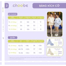 Thumbnail Set áo khoác nữ Windbee Choobe Club chống nắng cản gió vải gió lụa khóa kéo kèm quần đùi AK18 + QS18 3