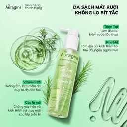 Thumbnail Gel rửa mặt cho da dầu mụn The Auragins Oil Balancing Gel Cleanser 150ml 3