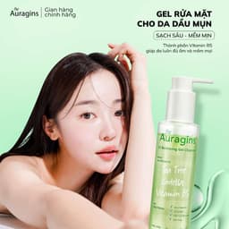 Thumbnail Gel rửa mặt cho da dầu mụn The Auragins Oil Balancing Gel Cleanser 150ml 1
