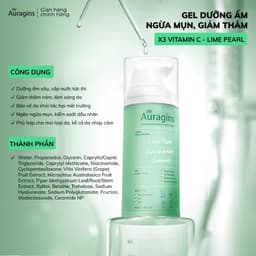 Thumbnail Gel dưỡng ẩm ngừa mụn, giảm thâm The Auragins Skin Gel Cream 100ml 2