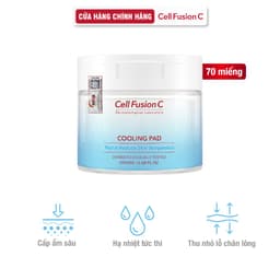 Thumbnail Toner Pad Hạ Nhiệt & Làm Dịu Da Khẩn Cấp Cell Fusion C Cooling Pad 70 miếng 2