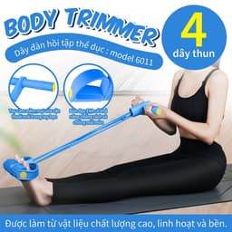Thumbnail - 6011 Dây Tập Bụng, Dây Kéo Đàn Hồi Kháng Lực 4 Ống Cao Su Tập Bụng Tại Nhà 3