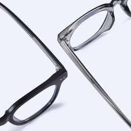 Thumbnail Gọng kính cận thời trang nam nữ ANDU EYEWEAR dáng vuông chống tia UV cốt kim loại 17180 3