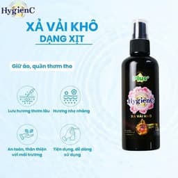 Thumbnail Combo 3: 1 Chai Xịt Vải Khô 100ml + 1 Chai Nước Rửa Chén 400ml + 1 Chai Xịt Lau Bếp 250ml HygienC Plus 3