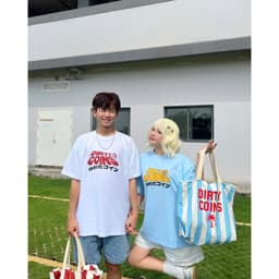 Thumbnail Áo Thun DirtyCoins Wavy Logo T-Shirt 2