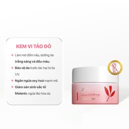 Thumbnail Kem Dưỡng Trắng Da Mặt Cho Bà Bầu, dưỡng trắng an toàn, mờ thâm nám Vi Tảo Đỏ GUO 30g 4