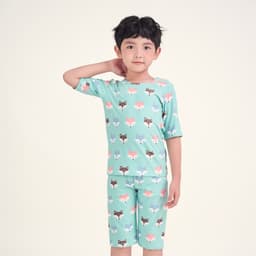 Thumbnail Bộ thun lửng cổ tròn cho bé, họa tiết đặc trưng cho mùa Giáng Sinh KTL019W31 2
