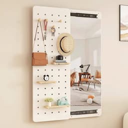 Thumbnail Gương cánh trượt thông minh Chữ nhật led cảm ứng viền phun cát cao cấp VUADECOR (tặng kệ và núm gỗ) kích thước 65x120 2