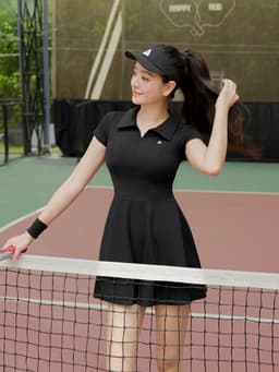 Thumbnail Váy tennis thể thao nữ Fitme GOC pickleball tặng kèm quần bảo hộ chất liệu thun co giãn thoáng khí DTNN01 2