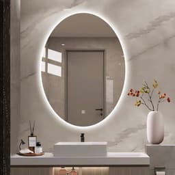 Thumbnail Gương Elip treo phòng tắm bàn trang điểm led cảm ứng cao cấp VUADECOR kích thước theo yêu cầu 3