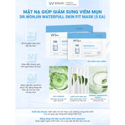 Thumbnail HỘP Mặt Nạ Giúp Giảm Sưng Viêm Mụn WonJin Waterfull Skin Fit Mask 27g  [1 Hộp 5 Mask] 1