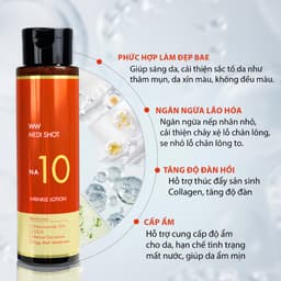 Thumbnail Nước Hoa Hồng Dưỡng Sáng Làm Mịn Da Niacinamide 10% Lotion NA10 MEISHOKU 180ML 3