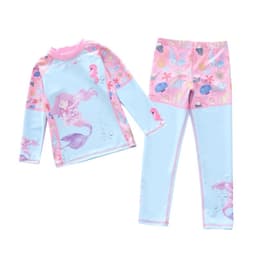 Thumbnail 11-35kg Bộ Bơi Bé Gái Đi Biển Áo Dài Tay Quần Dài Đi Bơi Du Lịch Hoạ Tiết Xinh Xắn Dễ Thương P2415 1