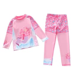 Thumbnail 11-35kg Bộ Bơi Bé Gái Đi Biển Áo Dài Tay Quần Dài Đi Bơi Du Lịch Hoạ Tiết Xinh Xắn Dễ Thương P2415 3