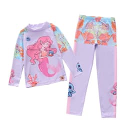 Thumbnail 11-35kg Bộ Bơi Bé Gái Đi Biển Áo Dài Tay Quần Dài Đi Bơi Du Lịch Hoạ Tiết Xinh Xắn Dễ Thương P2415 4