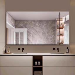 Thumbnail Gương treo tường không khung mài xiết VUADECOR nhiều mẫu kích thước 70x90cm (Full phụ kiện) 4