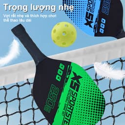 Thumbnail OneTwoFit Bộ 2 pickleball Vợt Và 4 Quả Bóng Kèm túi đựng Bộ Vợt Tập thể dục cho mọi người 2