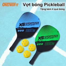 Thumbnail OneTwoFit Bộ 2 pickleball Vợt Và 4 Quả Bóng Kèm túi đựng Bộ Vợt Tập thể dục cho mọi người 1