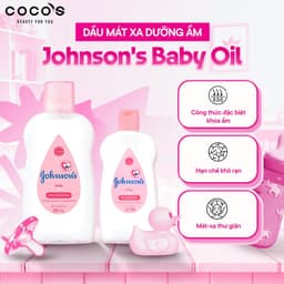 Thumbnail Dầu mát xa dưỡng ẩm Johnson's baby oil massage pink 200ml / 50ml 3
