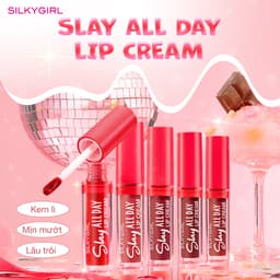 Thumbnail Son Kem Lì Silkygirl Slay All Day Lip Cream 2ml 2