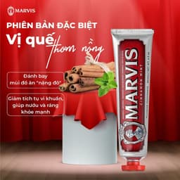 Thumbnail Combo 3 Vị Cinnamon, Whitening, Smoker Làm Trắng Răng, Chống Mảng Bám, Hương Quế 85ml - MARVIS 1