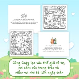 Thumbnail Sách Tô màu Capybara & Trái tim mặt trời 4