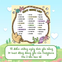 Thumbnail Sách Tô màu Capybara & Trái tim mặt trời 3