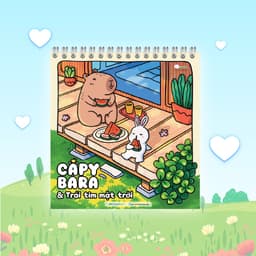 Thumbnail Sách Tô màu Capybara & Trái tim mặt trời 2