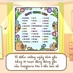 Thumbnail Sách Tô màu  Capybara & Ngôi nhà hạnh phúc 3