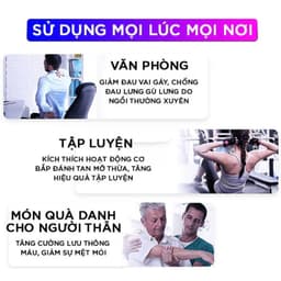 Thumbnail Máy massage cầm tay ENZO 4802-mát xa toàn thân-6 cấp độ-chuyên sâu cổ vai gáy lưng,giảm đau nhức cơ-BH 5 NĂM 3