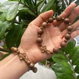 Thumbnail Vòng Tay Trầm Hương Mân Côi Xưởng Mộc Việt - Trầm Tóc Vườn Dành Cho Nam Nữ 1
