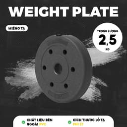 Thumbnail Tạ nhựa miếng tròn 2kg,3kg,5kg,10kg 1