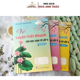 Thumbnail Sách - Vở Luyện Viết Nhanh Dành Cho Học Sinh Từ Lớp 6 1