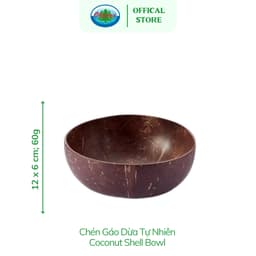 Thumbnail Chén Gáo Dừa Ohiama Coconut Shell Bowl | Dụng Cụ Bàn Ăn, Đồ Thủ Công, Mỹ Nghệ Dừa, Hàng VNXK 3