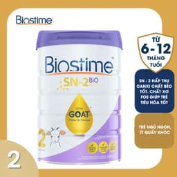 Thumbnail Combo 2 Lon Sữa Dê Giúp Cải Thiện Hệ Tiêu Hóa  Biostime Ultra Goat  - Sữa Bột Tăng Khả Năng Hấp Thu Cho Bé Hộp 800g 4